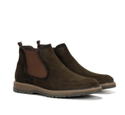 BOTIN CHELSEA HOMBRE SERRAJE MARRON FLUCHOS BUGGY F2323 CAFÉ