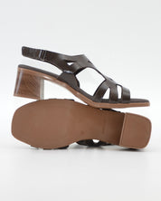 SANDALIA MUJER CHAROL MARRON TACON PLANTA DE GEL OH MY SANDALS 5992