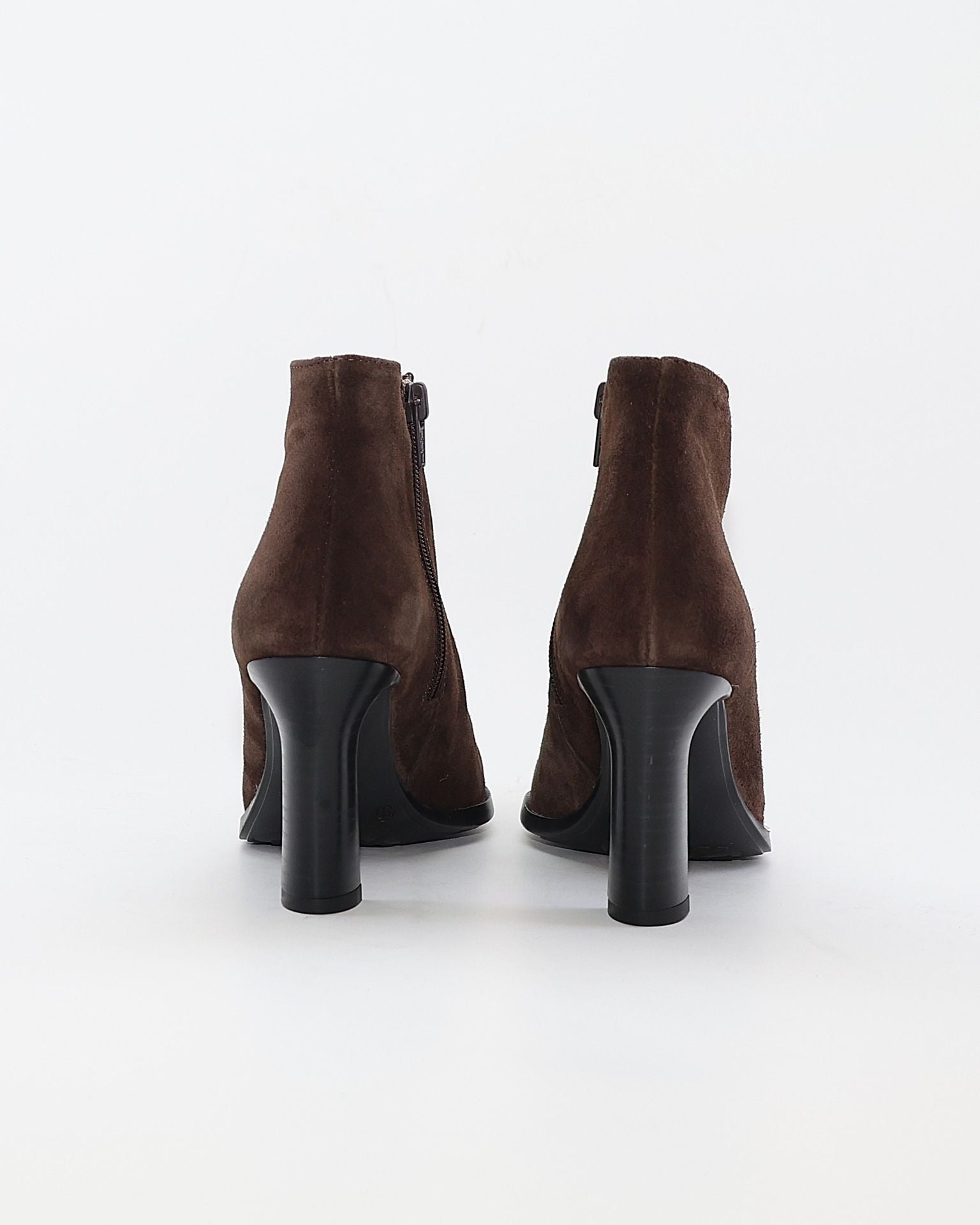 BOTIN DE MUJER TACON FINO COLOR SERRAJE MARRON CHOCOLATE DESIREE SAIRA 2