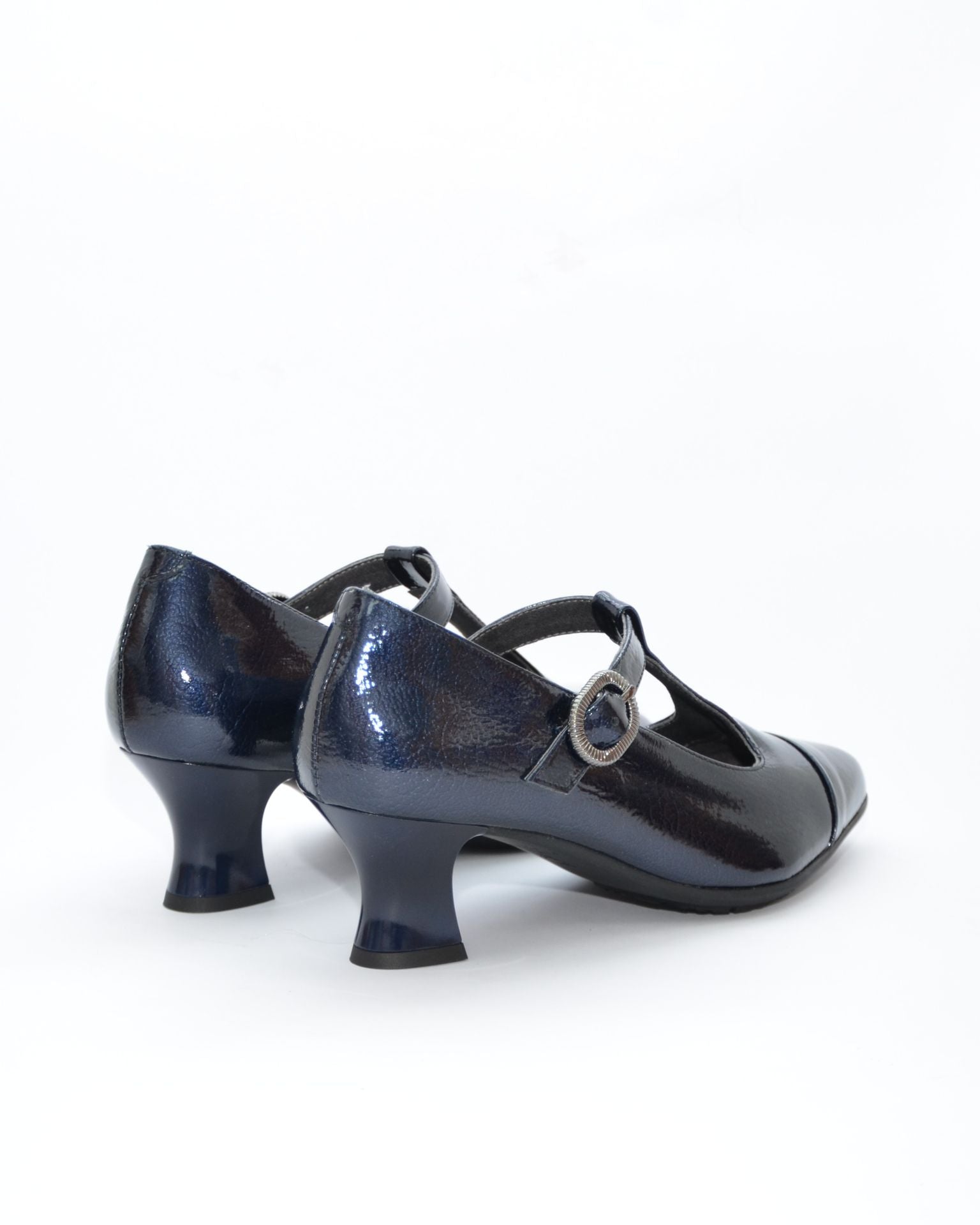 ZAPATO MARY JANE CON TACON CHAROL MARINO 10853