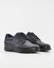 ZAPATO HOMBRE CORDON COLOR NEGRO CALLAGHAN 12700 SUELA EXTRALIGHT