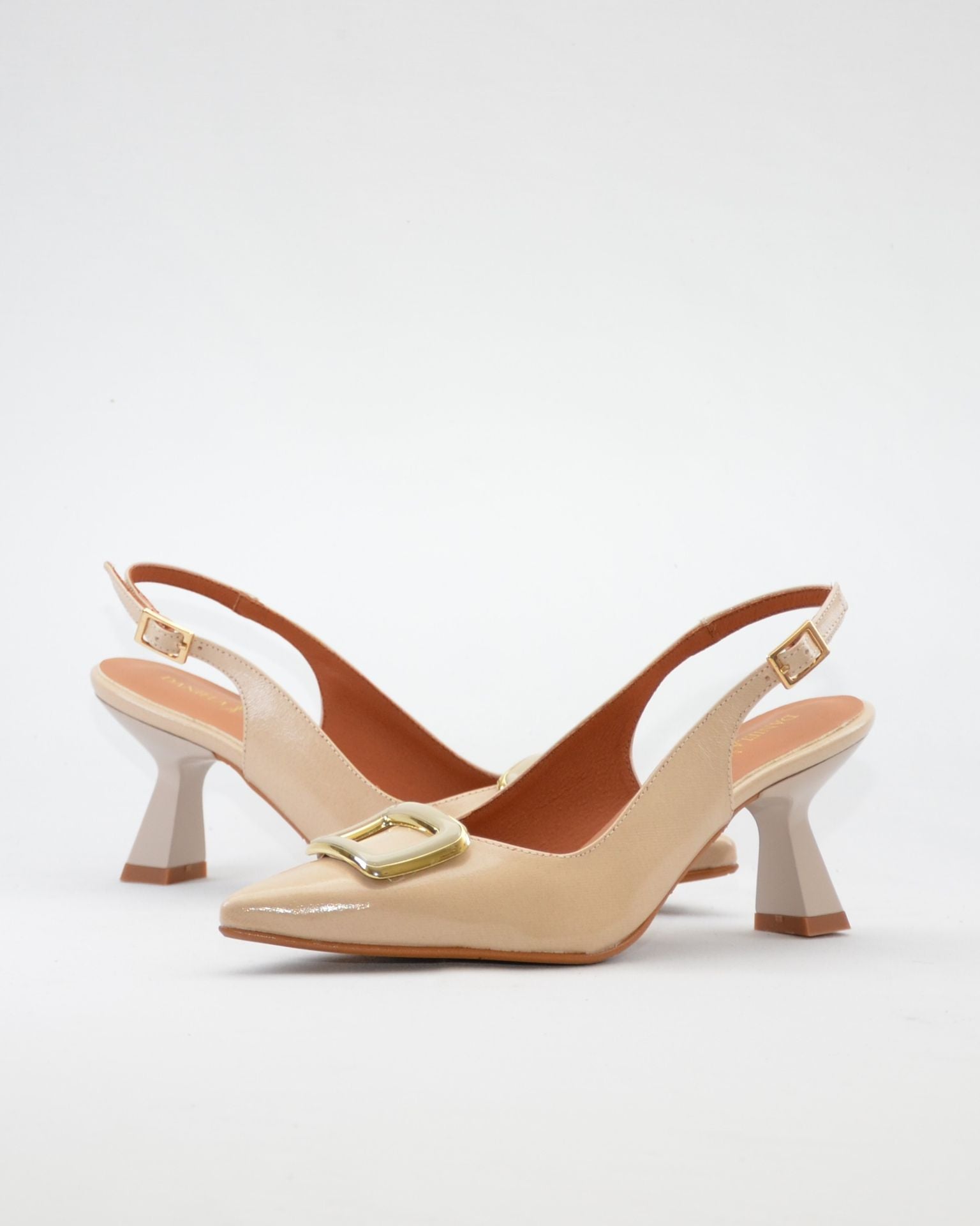 SALON DESTALONADO ADORNO METAL COLOR NUDE METALIZADO DANIELA V. 2752BD SAHARA