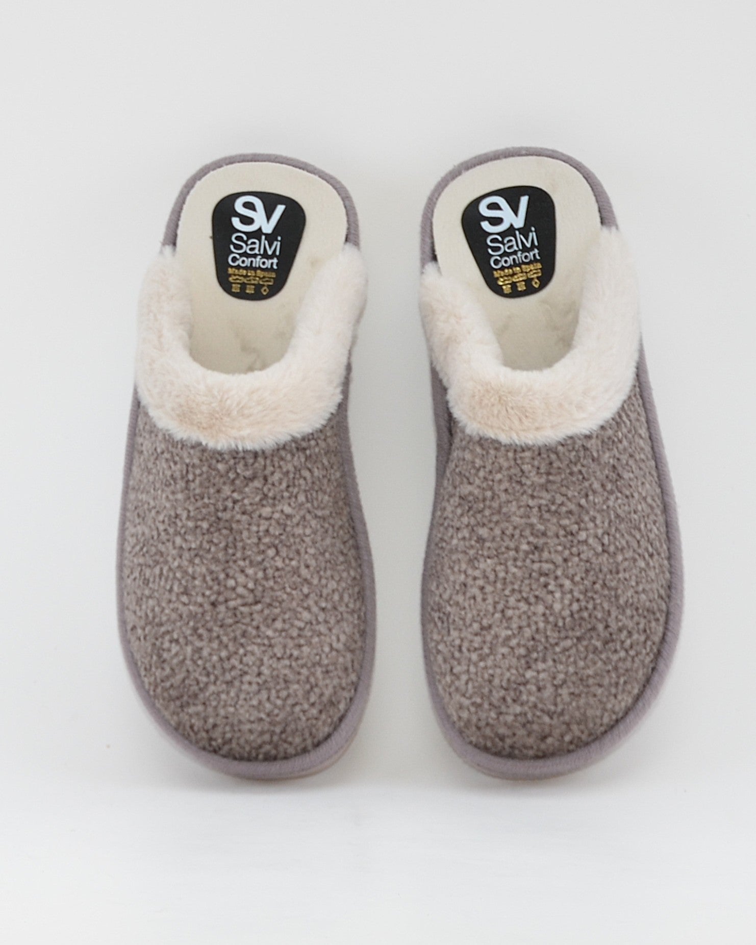ZAPATILLA CASA MUJER SALVI 02L-056 POLARIS TAUPE