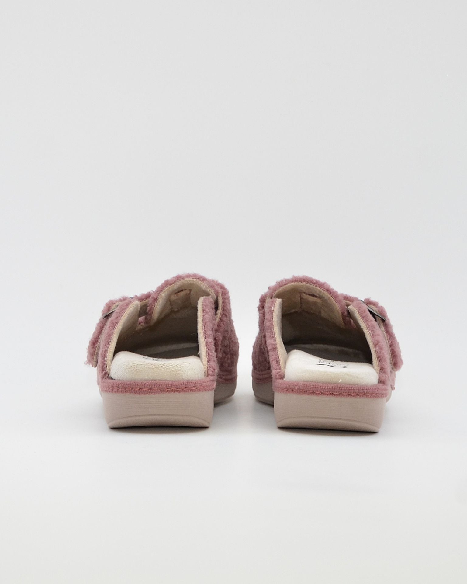 ZAPATILLAS DE CASA MUJER CON HEBILLA SALVI 29L-000 TEDDY MALVA