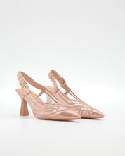 ZAPATO FIESTA MUJER DESTALONADO COLOR ROSA AZAREY 613K997