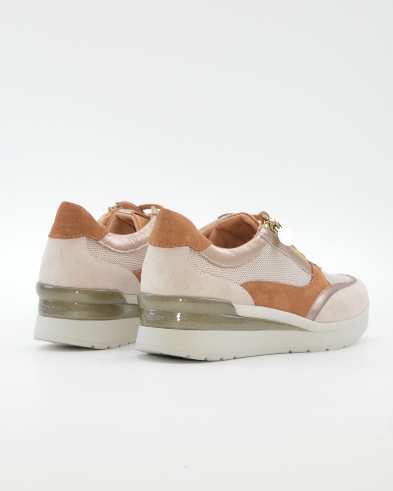 DEPORTIVO MUJER CON CORDONES Y CREMALLERA PLANTILLA EXTRAHIBLE STONEFLY 220740 9YO CREAM