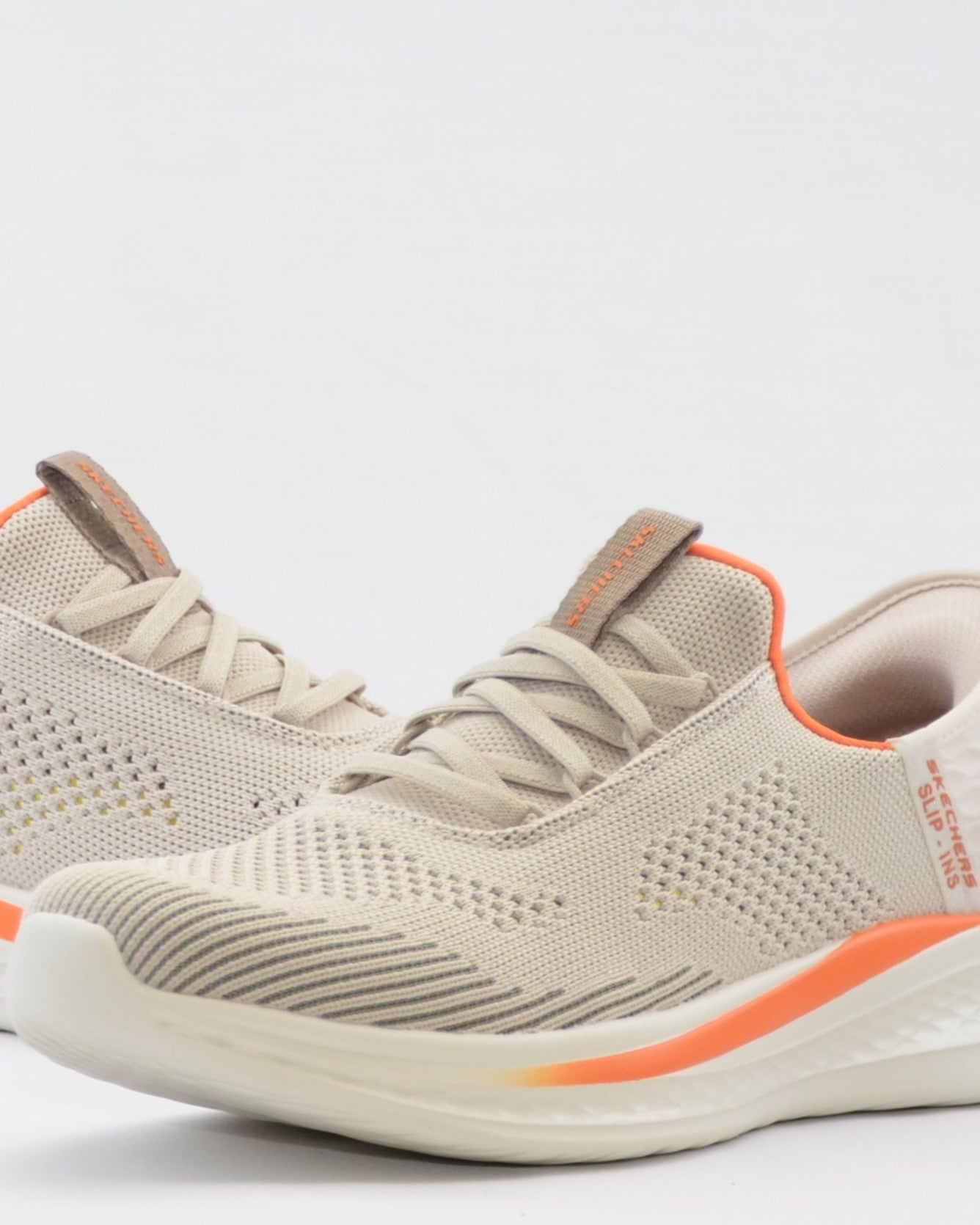 SNEAKERS HOMBRE SKECHERS BEIGE 210810 ELASTICOS SLIP-INS