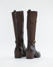 BOTA ALTA MUJER PIEL MARRON CHOCOLATE DORKING by FLUCHOS D9752 CAFÉ