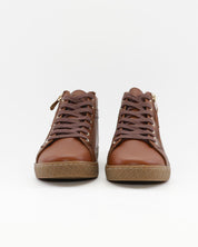 BOTIN DEPORTIVO PLANO MUJER COLOR CUERO THE HAPPY MONK PARIS 005