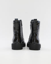 BOTA TIPO MILITAR CON PLATAFORMA XTI 146248 COCO NEGRO