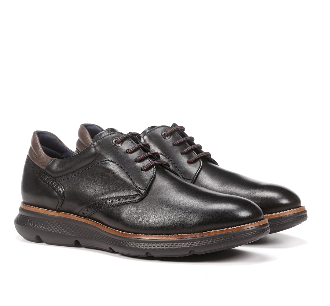 ZAPATO CASUAL NEGRO CORDON F1351 WILLIAM HABANA