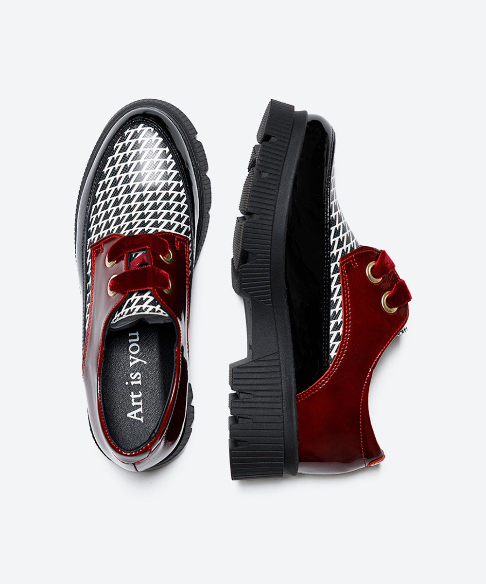 ZAPATO MUJER CORDON CHAROL ROJO DAMA LACOMBA POPPY