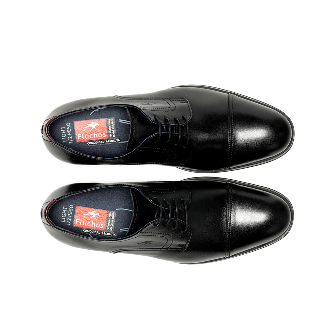 ZAPATO VESTIR NEGRO CORDON F1885 ASGARD