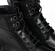 BOTIN CORDON Y CREMALLERA NEGRO F1342 TERRY HABANA