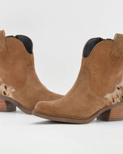 BOTIN MUJER COWBOY COLOR SERRAJE TAUPE JORDANA 5172