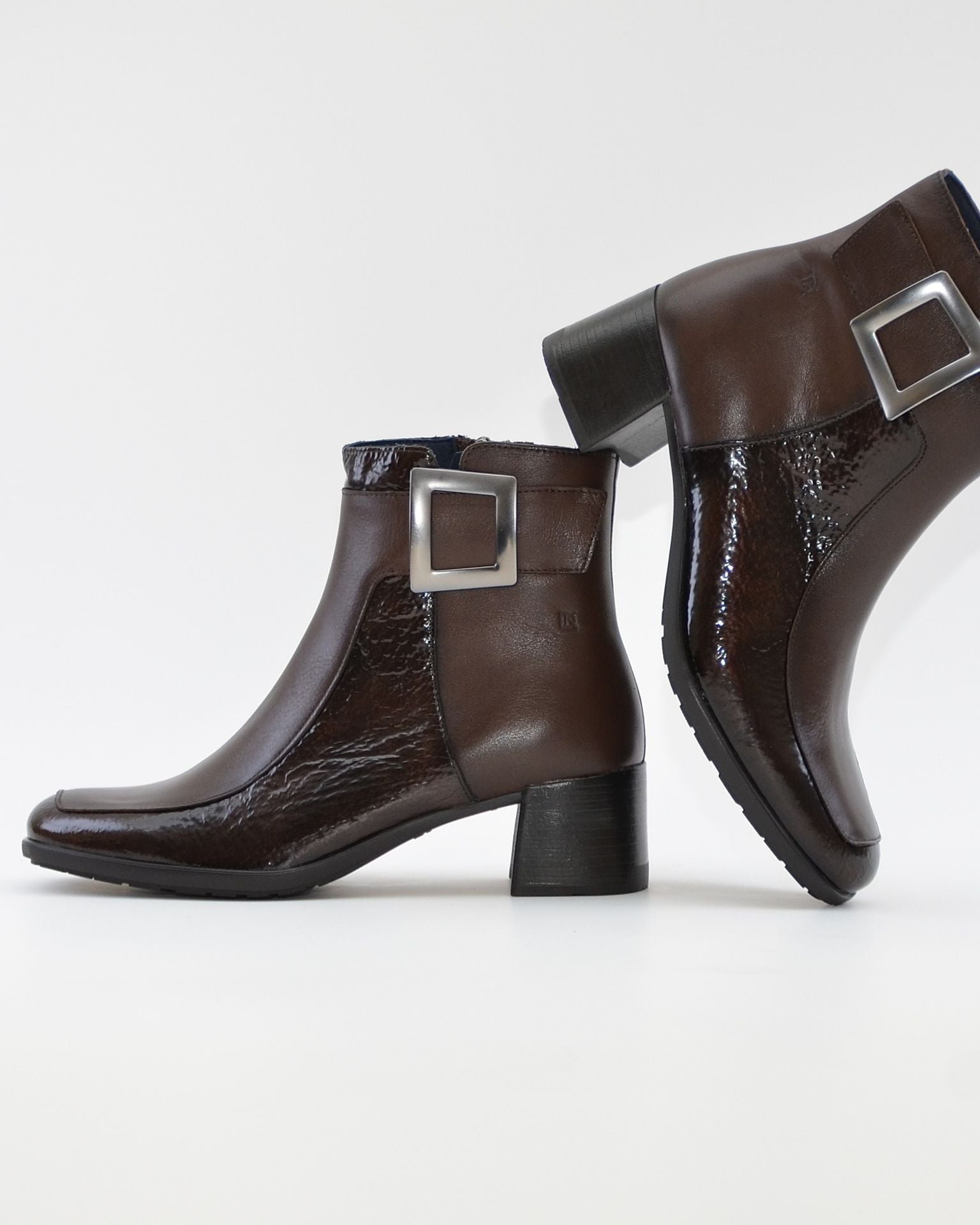 BOTIN MUJER MARRON CHOCOLATE TACON ANCHO DORKING by FLUCHOS D9199 CASTAÑO CAFÉ