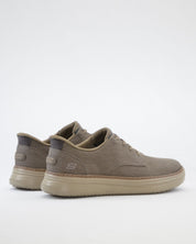 ZAPATILLA DE LONA SIN CORDONES TAUPE SKECHERS 205701 DKTP SLIP-INS