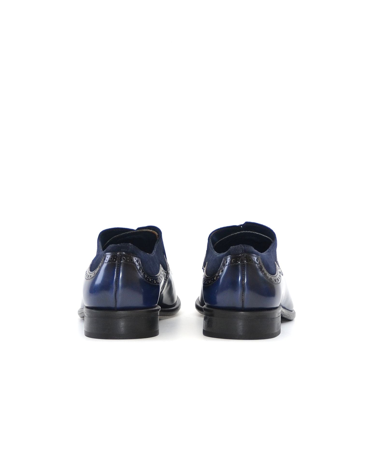 ZAPATO HOMBRE OXFORD FLORENTIC AZUL CON ANTE AZUL