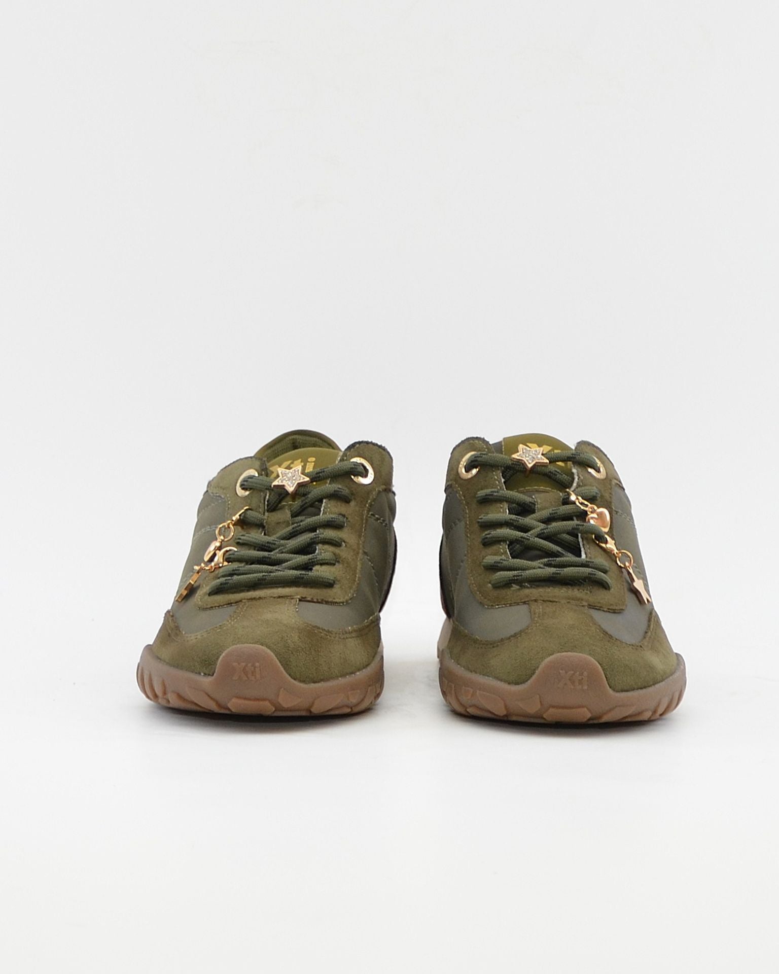 DEPORTIVO SNEAKER MUJER PLANA COLOR KAKI XTI 146146