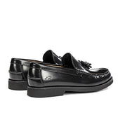 ZAPATO MOCASIN HOMBRE CON BORLAS COLOR NEGRO FLUCHOS STAMFORD F0049