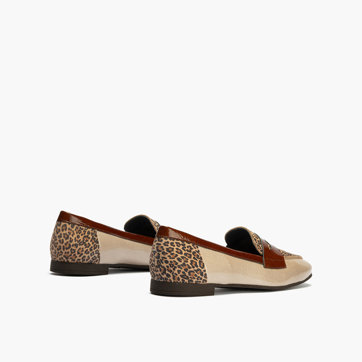 MOCASIN PLANO BEIG ANIMAL PRINT 10870
