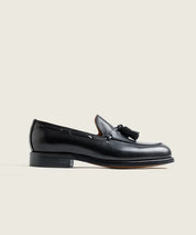 ZAPATO HOMBRE BORLAS 3003 TASSEL BOXCLAF NEGRO SUELA DE CUERO