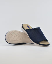 ZAPATILLA CASA HOMBRE CON PLANTILLA EXTRAIBLE COLOR AZUL MARINO  J.ORTEGA 5022