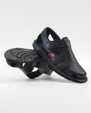 SANDALIA HOMBRE VELCRO COLOR NEGRO SUELA EXTRALIGHT CALLAGHAN 92311
