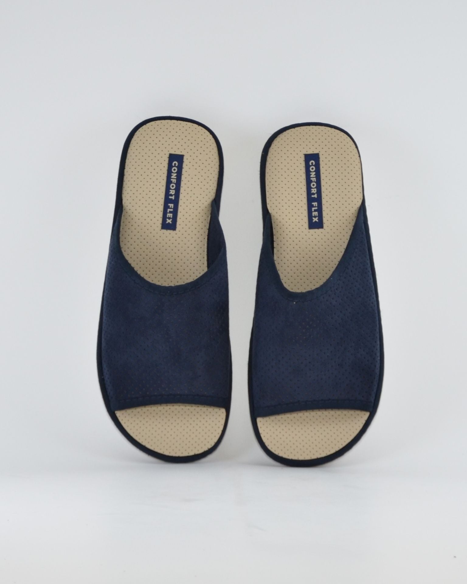 ZAPATILLA CASA HOMBRE CON PLANTILLA EXTRAIBLE COLOR AZUL MARINO  J.ORTEGA 5022