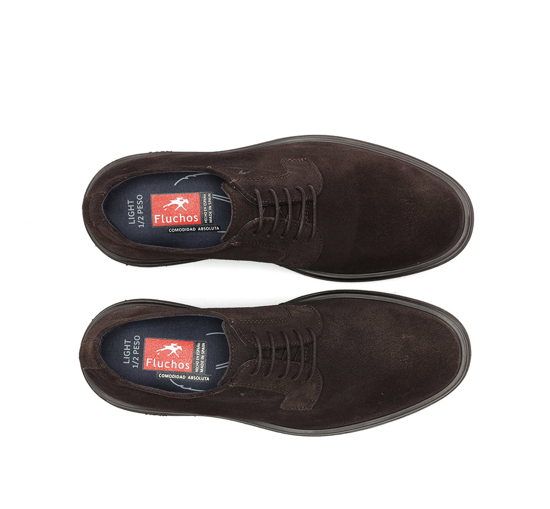 ZAPATO CORDON SERRAJE MARRON F0631 BELGAS CAFÉ