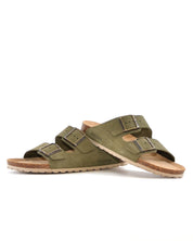 SANDALIA BIO MUJER DOS HEBILLAS D´KORKINS PARIS SERRAJE KAKI