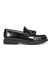 ZAPATO MOCASIN HOMBRE CON BORLAS COLOR NEGRO FLUCHOS STAMFORD F0049