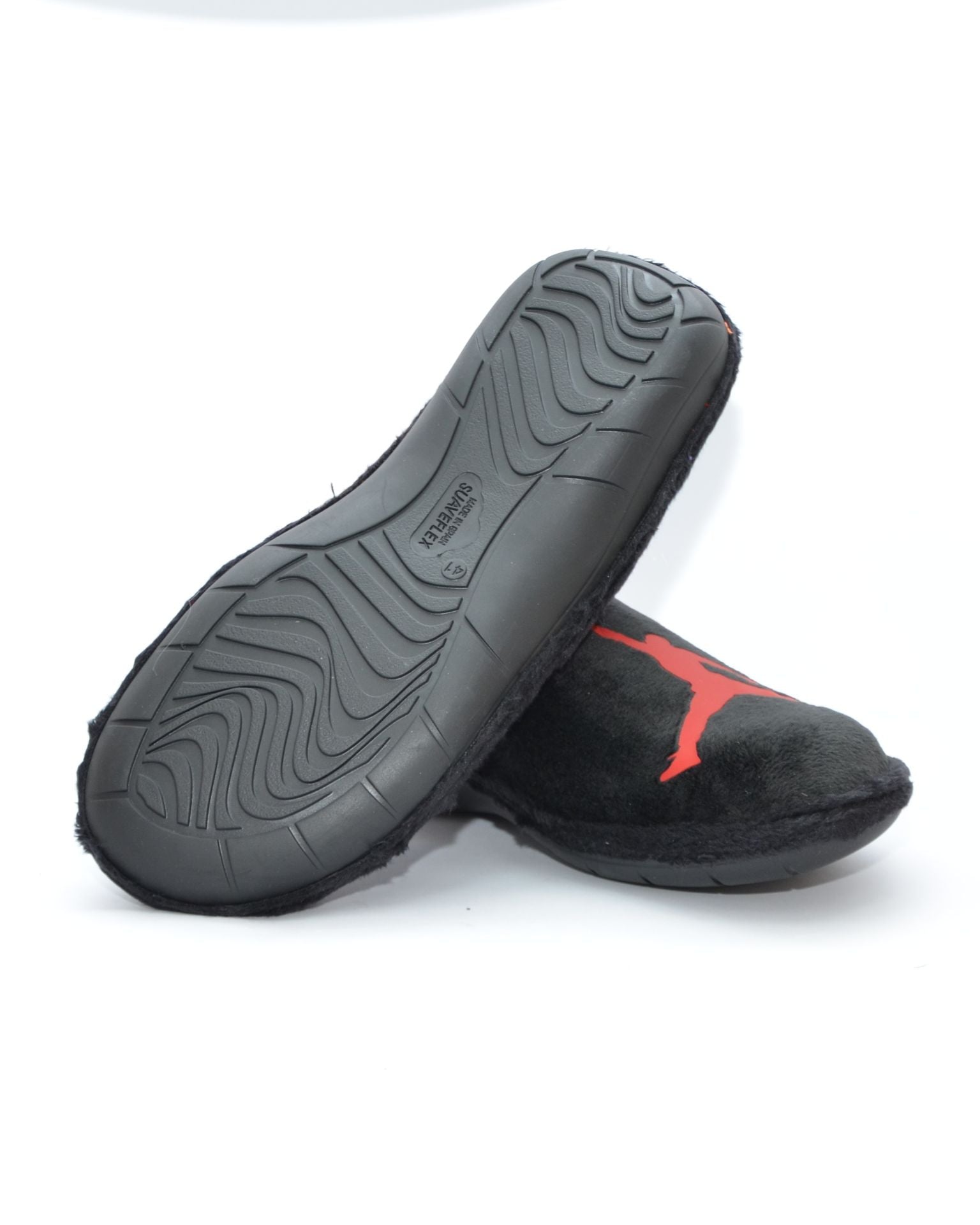 ZAPATILLAS CASA HOMBRE NEGRO JORDAN ROJO