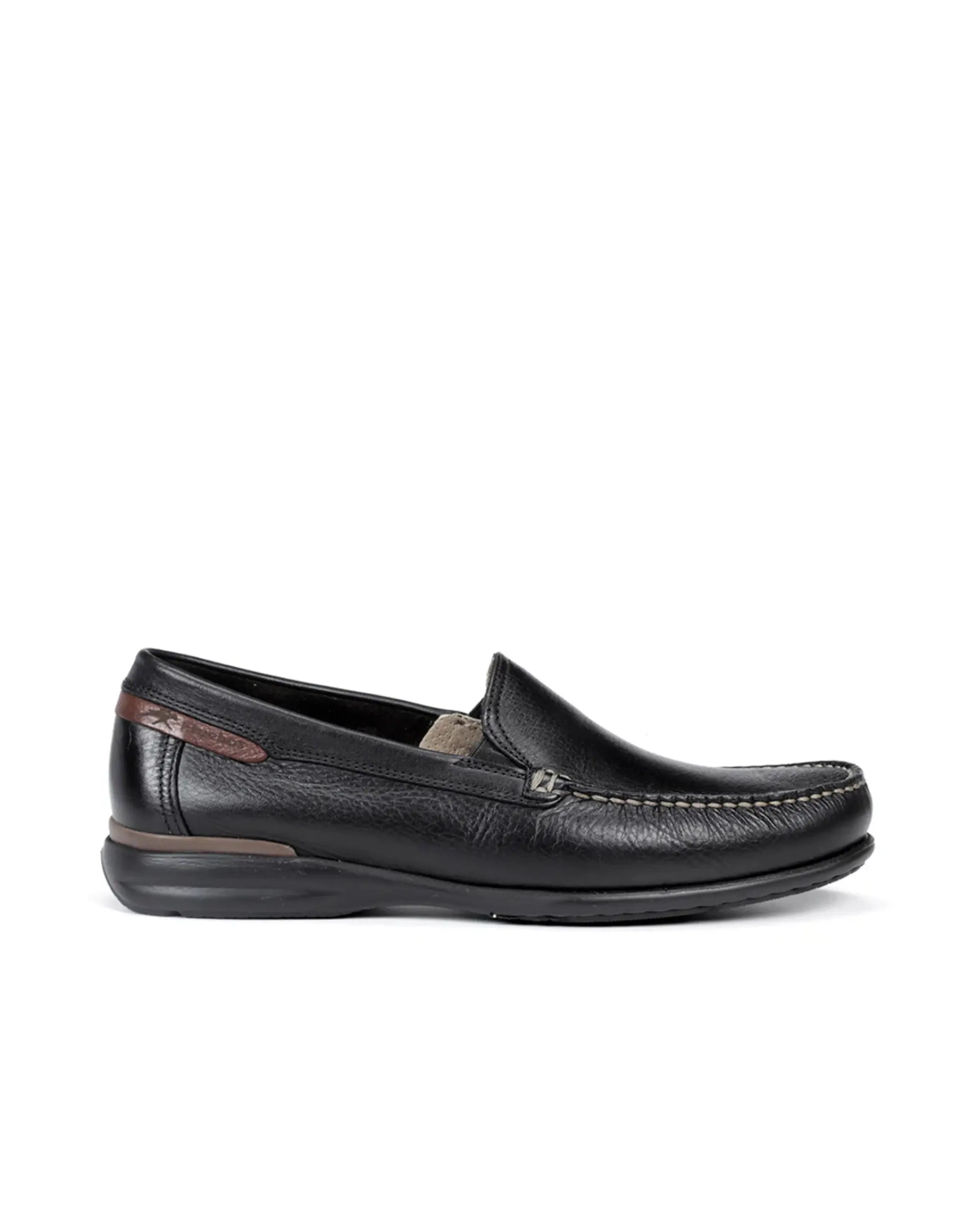 ZAPATO MOCASIN HOMBRE FLUCHOS COLOR NEGRO ORION 8682