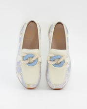 MOCASIN DEPORTIVO MUJER COLOR HIELO BORDADO FLORES THE HAPPY MONK VANITY 011