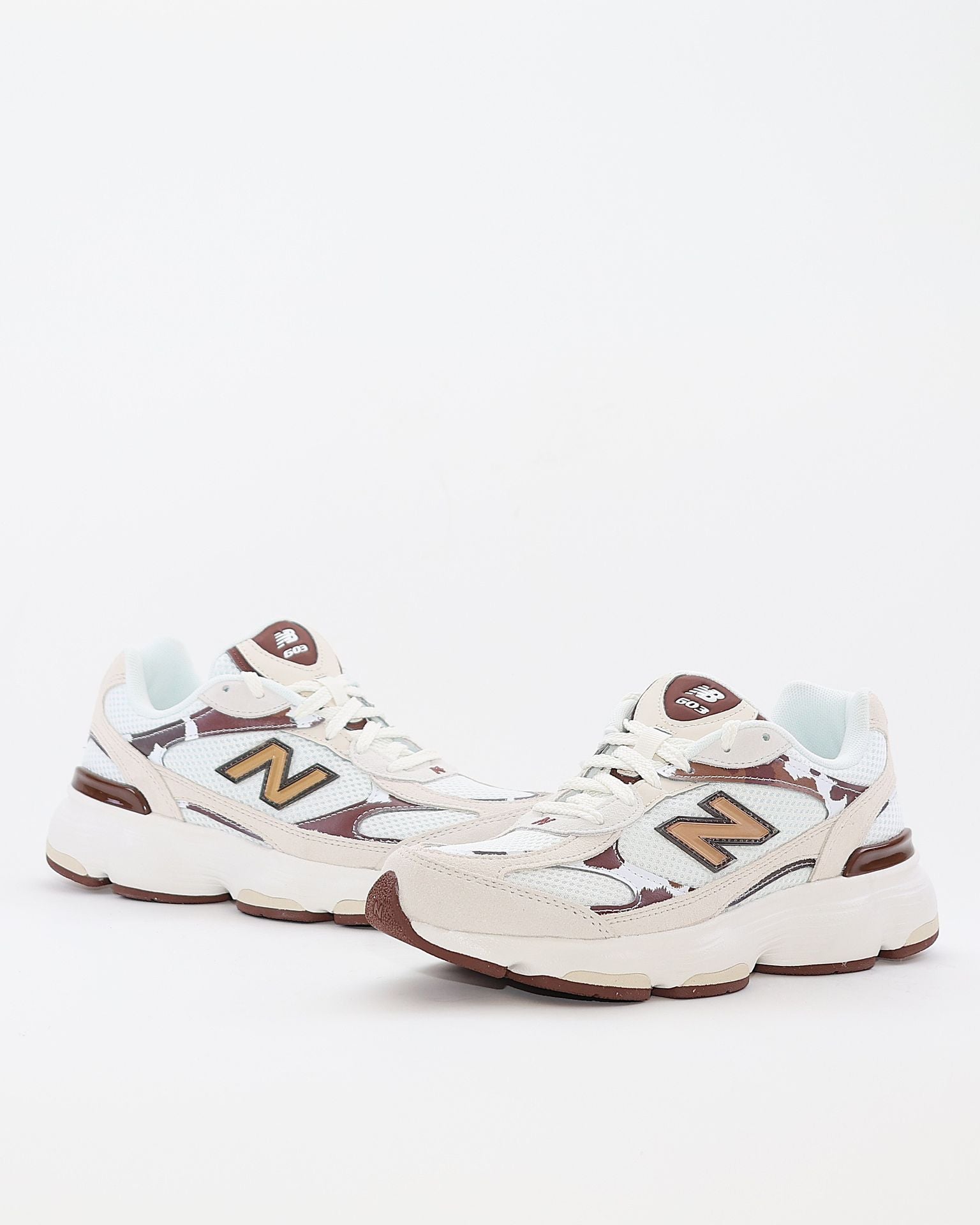 SNEAKERS NEW BALANCE W603 42R ZAPATILLAS MUJER COLOR BEIGE ANIMAL PRINT