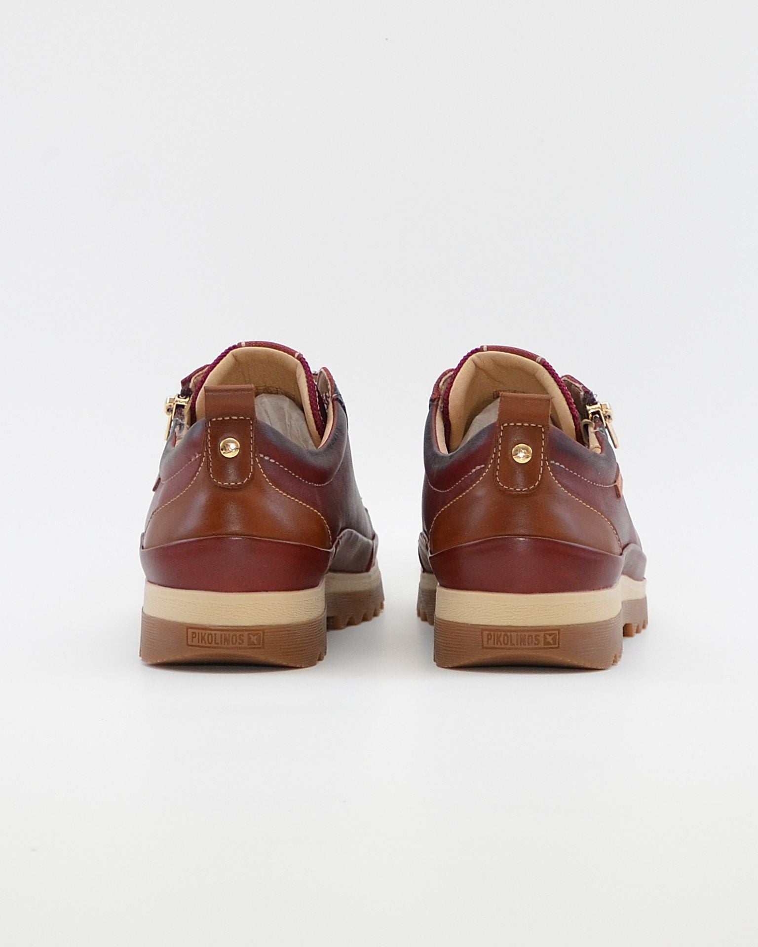 ZAPATO DE CORTE DEPORTIVO MUJER CORDON Y CREMALLERA PIKOLINOS  ARCILLA W3W-6979 VIGO