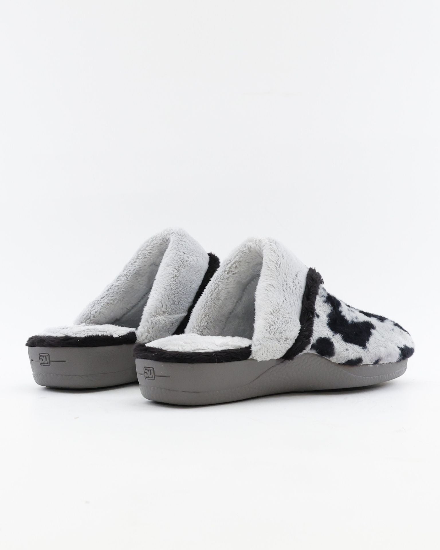 ZAPATILLAS DE CASA MUJER ABIERTA DEVALVERDE 1205 GRIS VACA