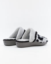 ZAPATILLAS DE CASA MUJER ABIERTA DEVALVERDE 1205 GRIS VACA