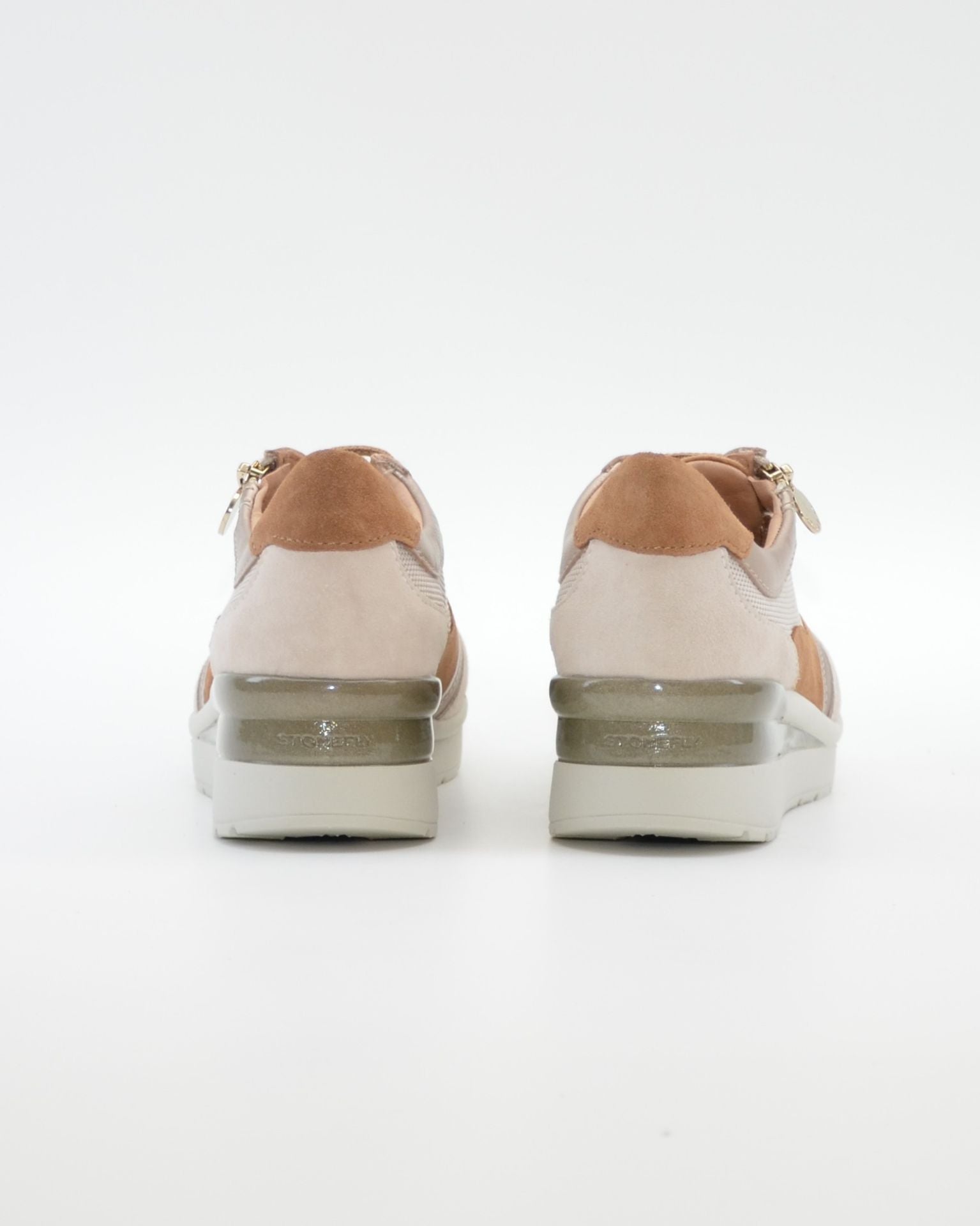 DEPORTIVO MUJER CON CORDONES Y CREMALLERA PLANTILLA EXTRAHIBLE STONEFLY 220740 9YO CREAM