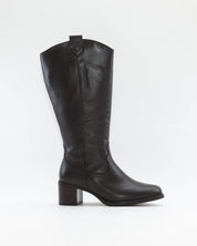 BOTA ALTA MUJER ANCHO ESPECIAL DE GEMELO ANCHO PIESANTO 235461 XL NATUR CAOBA