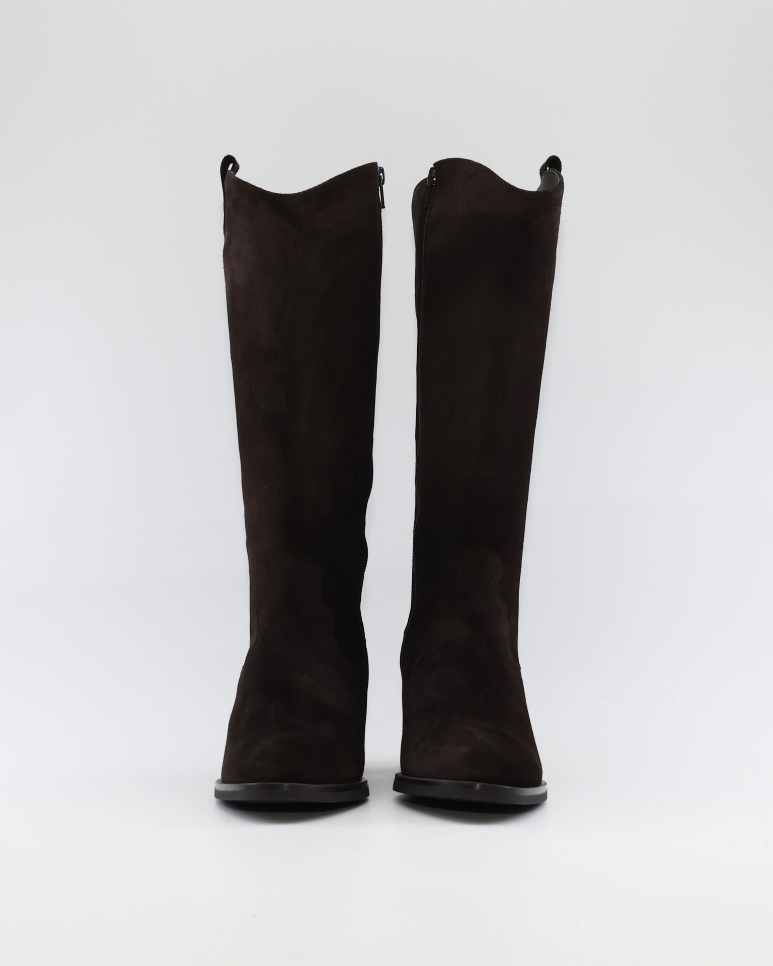 BOTA ALTA MUJER ANCHO ESPECIAL DE GEMELO ANCHO PIESANTO 235461 XL SERRAJE MARRON CHOCOLATE
