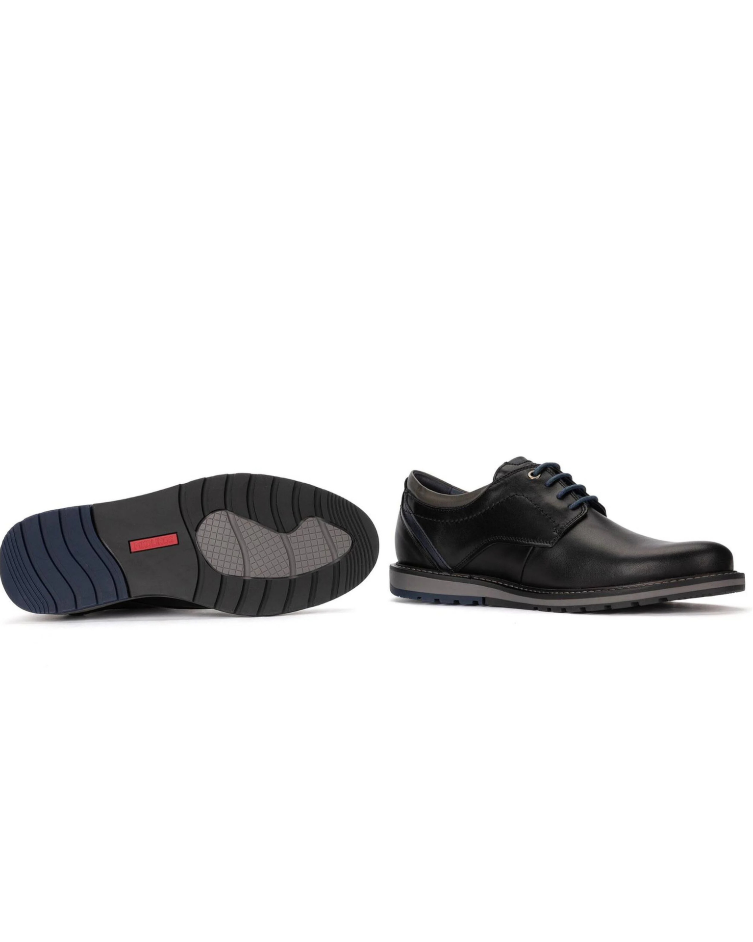 ZAPATO CASUAL HOMBRE PIKOLINOS CON CORDONES COLOR NEGRO BERNA M8J-4331 C1