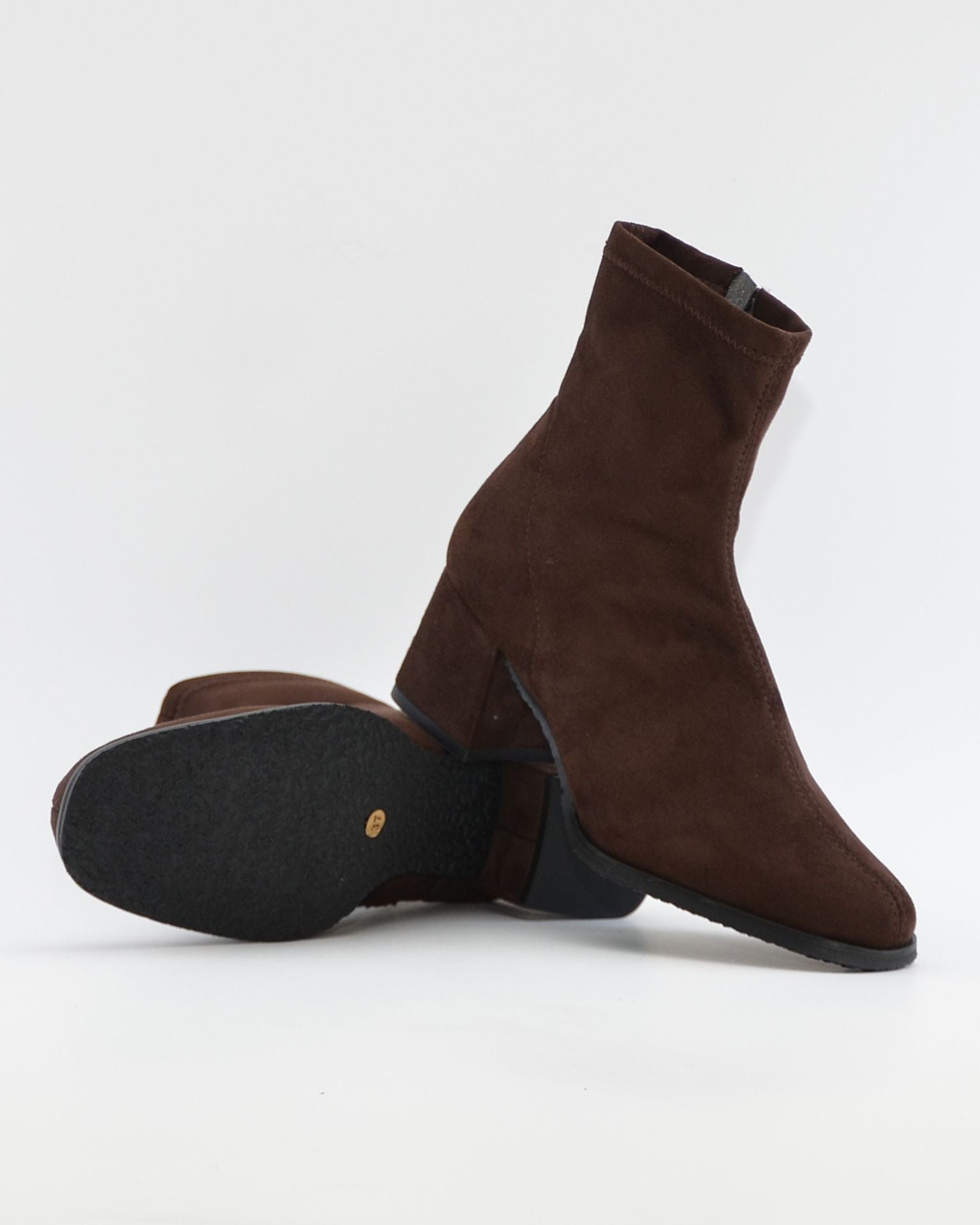 BOTIN LYCRA MUJER COLOR MARRON CHOCOLATE LACOMBA COCOA