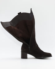 BOTA ALTA MUJER ANCHO ESPECIAL DE GEMELO ANCHO PIESANTO 235461 XL SERRAJE MARRON CHOCOLATE