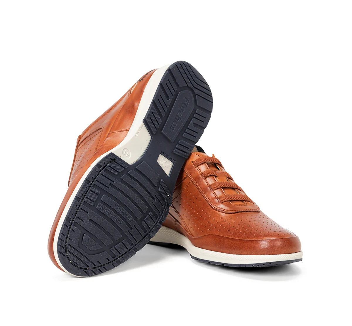 ZAPATO HOMBRE FLUCHOS GOMA ELÁSTICA COLOR CUERO JADEN F1736
