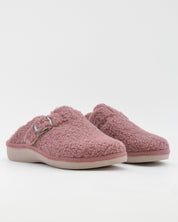ZAPATILLAS DE CASA MUJER CON HEBILLA SALVI 29L-000 TEDDY MALVA