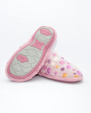 ZAPATILLAS CASA MUJER PUNTOS MALVA