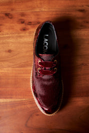 ZAPATO MUJER CORDON BURDEOS POTRO BURDEOS LACOMBA GRANUTUM