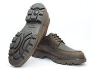ZAPATO CORDONES MARRON ENGRASADO 48100
